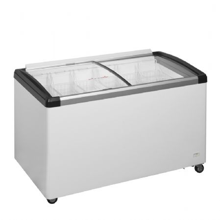 Conservateur glaces vitré - plage de température -30/-10°C et volume utile 435/312