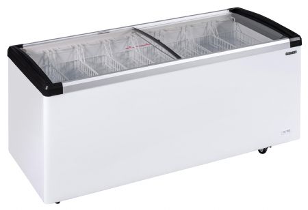 Congélateur bahut couvercle vitré de crème glacée - Tefcold - IDB500-W1