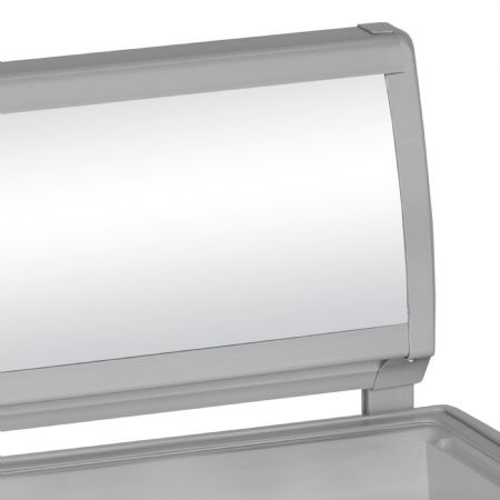 Congélateur bahut couvercle vitré de crème glacée 2 couvercles coulissants - Tefcold - IDC152C-W1