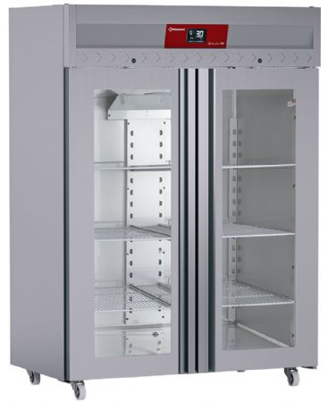 Armoire frigorifique négative 2 portes vitrées 1400 L ventilée - Diamond - IE140/R9H-G