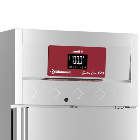 Armoire congélateur professionnelle ventilé 700 L 1 porte pleine GN 2/1 sur roues - Diamond Promo - IE70/R9