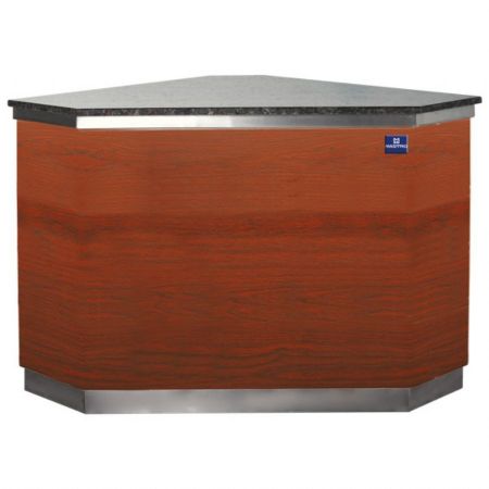 Self-services neutre Unité de coin avec dessus de travail en granit 1200x1200x850 mm - Virtus - IEB0010