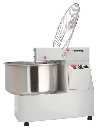 Pétrin à vitesse variable - Tête et cuve fixes - 38 kg - Gamme - Pizza Group - IF42VS