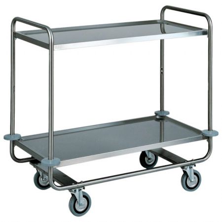 Chariot de Débarrassage avec 2 niveaux 1050x550 mm 1100x600x1000 mm - Virtus - IFA0001