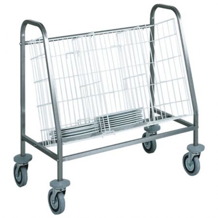 Chariot de Débarrassage capacité 100 assiettes 880x500x920 mm - Virtus - IFA0004/F