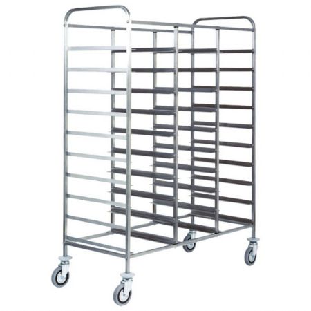 Chariot Porte assiette pour plaques gastronormes, 30x GN 1/1, hauteur 120 mm - Virtus - IFA0033 Chariot Porte assiette pour plaques gastronormes, 30x GN 1/1, hauteur 120 mm - Virtus - IFA0033