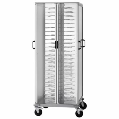 Chariot pour assiettes neutre avec 88 assiettes diamètre 180 à 230 mm Chariot pour assiettes neutre avec 88 assiettes diamètre 180 à 230 mm
