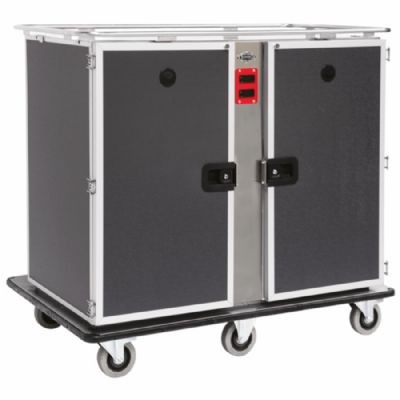 Chariot banquet chauffant ventil avec 12+12x GN 1/1 temprature +65/+75C