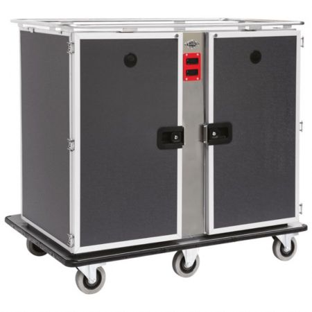 Chariot Porte assiette thermique pour banquet 12+12x GN 1/1 max. h=65 mm, +65°/+75°C - Virtus - IFH0014