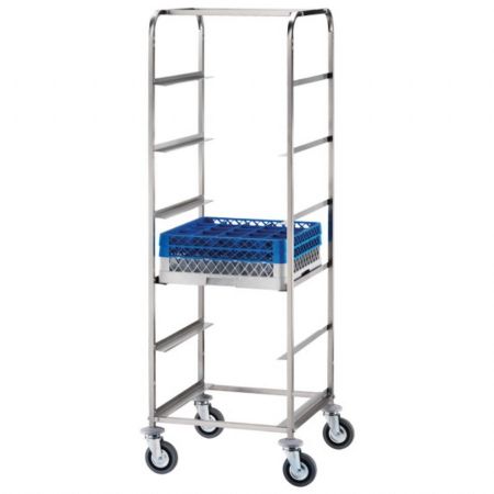 Chariot de transport paniers lave-vaisselle 12 compartiments 500x500 mm - Virtus - IFI0032/F