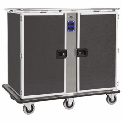 Chariot froid banquet inox pour 12+12x GN 1/1 h 65 mm temp�rature +4/+10�C