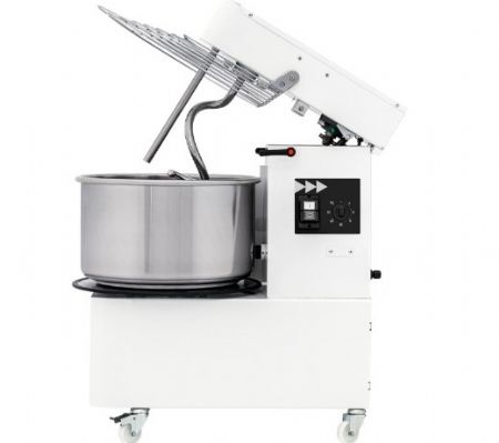 Ptrin  spirale professionnel pizzeria inox avec tte et cuve amovible 16L - 48kg/h