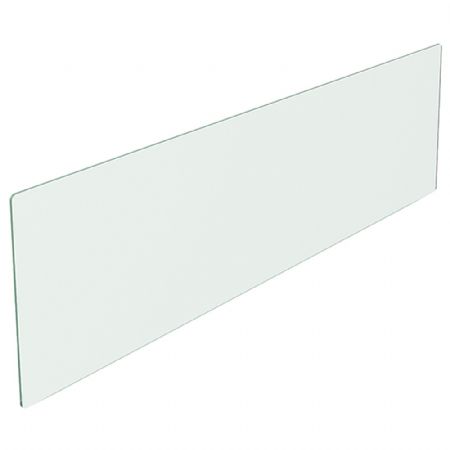 Vitre frontale avec vitre bombe pour buffet - 1325x340 mm