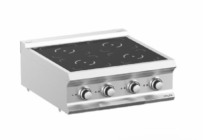 Cuinire  induction  poser 4 zones de cuisson - Profondeur 700mm