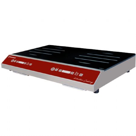 Plaque à induction 2 zones de cuisson 3,5 kW touches sensitives - Diamond Promo - IND-2F35/DH