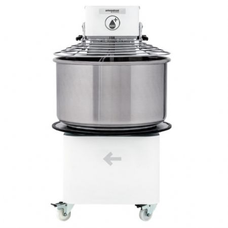 Ptrin  spirale professionnel pour pizzeria  vitesse variable tte et cuve amovible 41L - 102kg/h