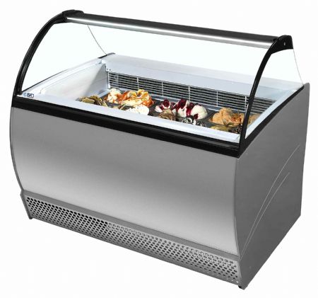 Vitrine réfrigérée de glacier 13 bacs -16 à -14 °C - Tefcold - ISABELLA 10LX
