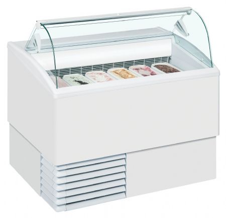 Congélateur de crème glacée 7 bacs température -16 à -14 °C - Tefcold - ISETTA 6LX