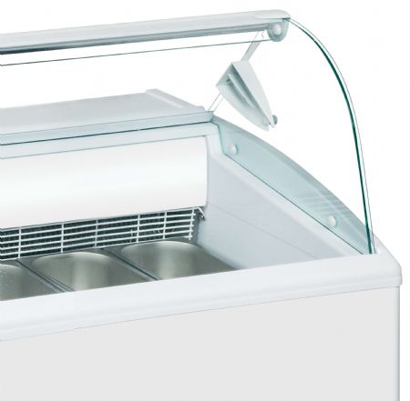 Congélateur de crème glacée 7 bacs température -16 à -14 °C - Tefcold - ISETTA 6LX