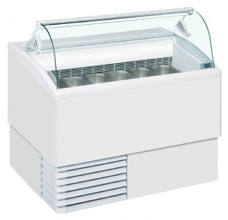Congélateur de crème glacée 7 bacs température -16 à -14 °C - Tefcold - ISETTA 6LX Congélateur de crème glacée 7 bacs température -16 à -14 °C - Tefcold - ISETTA 6LX
