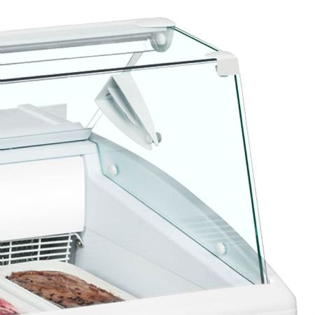 Vitrine réfrigérée de glacier congélateur crème glacée 4 à 7 bacs -16 à -14 °C - Tefcold - ISETTA 6ST