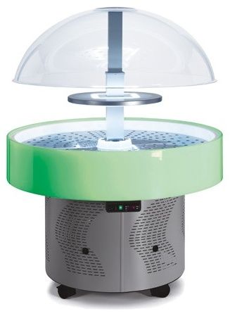 Buffet réfrigéré professionnel en acier inoxydable capacité 4 GN 1/1 positif 1000x1000x850 mm - Furnotel - ISOLALEDP-RGB