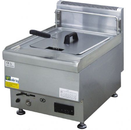 Friteuse cuisine pro profondeur 650 Gaz 10 L 6 kW - Afi-Collin-Lucy - JUS-TRC-1