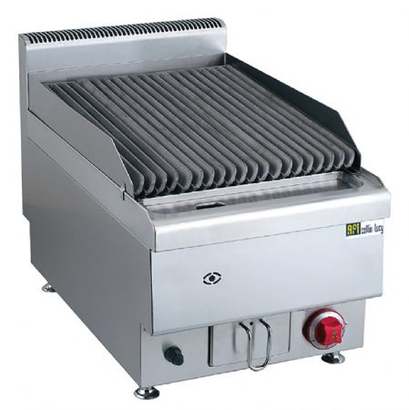 Grill pierre de lave gaz Gamme  poser - 400x650x475mm