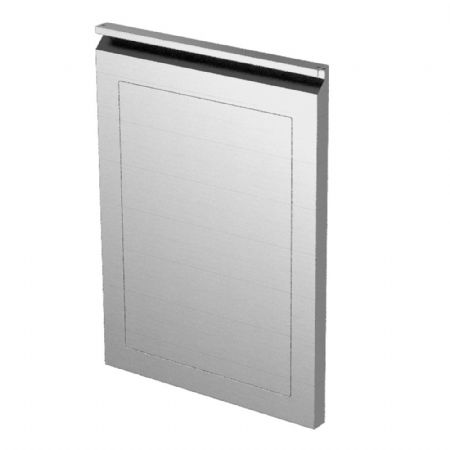Porte pleine inox x KBR