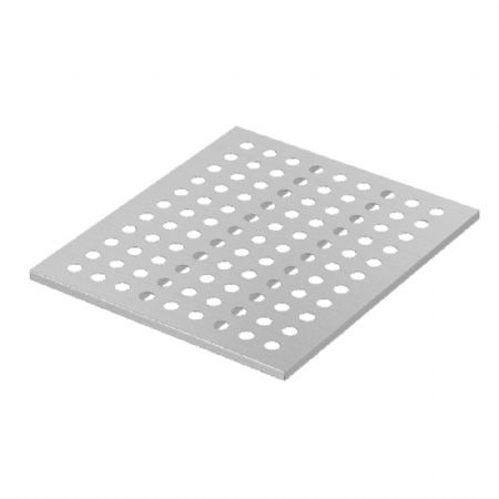 Etagre de fond inox pour compartiment avec porte
