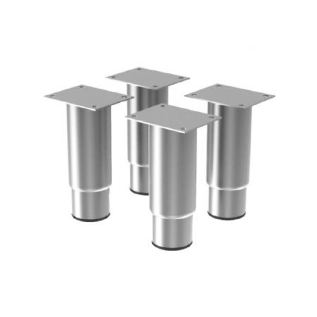 Kit de 4 Pieds inox rglable (h.125mm)