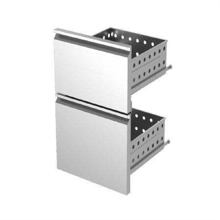 Kit bloc tiroirs (2/5et3/5) inox x KBR