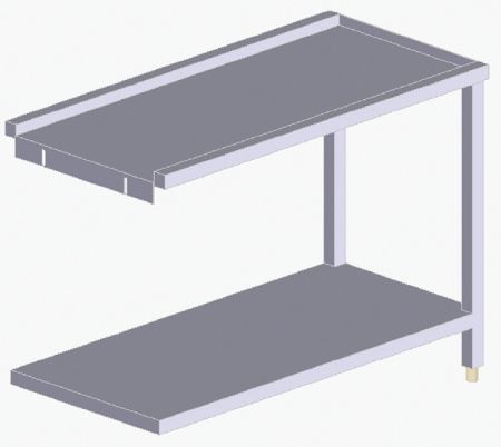Table d'Entrée 500x1200x200 mm - Afi-Collin-Lucy - K4/120B