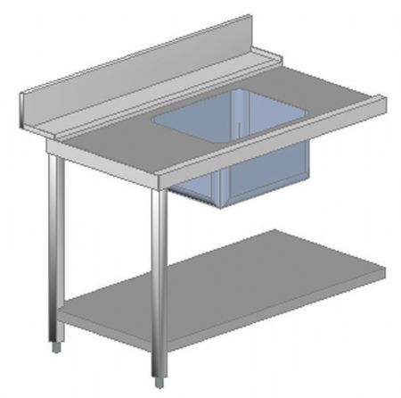 Table d'Entrée 440x1280x730 mm - Afi-Collin-Lucy - K5/DX