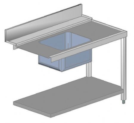 Table d'entrée 1200x800x1000 mm - Afi-Collin-Lucy - K5/SX