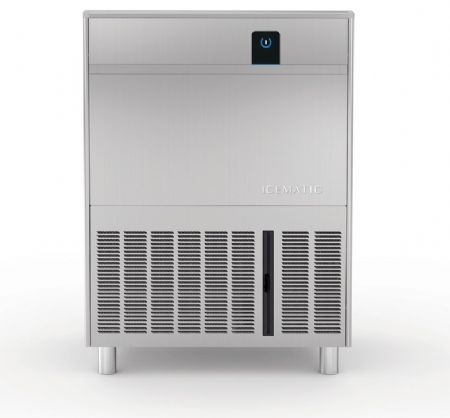 Machine à Glaçons professionnelle glaçons creux à air - 80 kg - Système palettes - Icematic - K80A