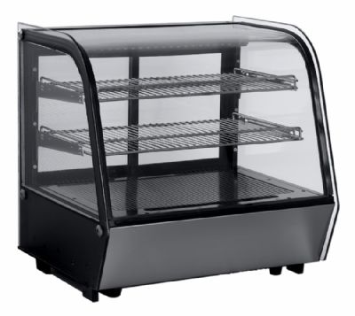 Vitrine rfrigre de comptoir +2/ +12c avec clairage led - 120 litres
