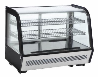 Vitrine rfrigre de comptoir +2 /+12c avec clairage led - 160 litres