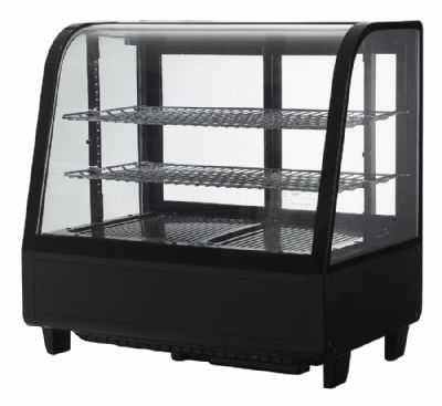 Vitrine rfrigre de comptoir +2/ +12c avec clairage led - 100 litres