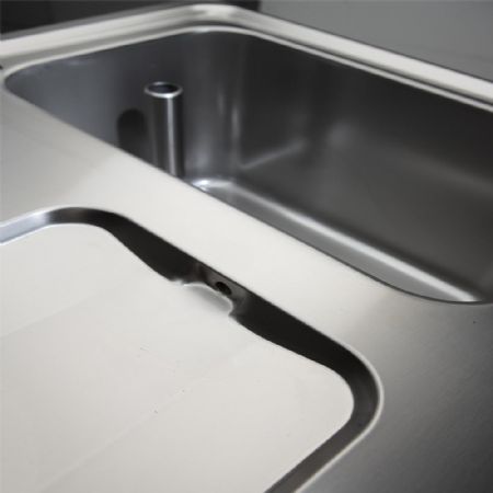 Comptoir bar professionnel en inox 2 fûts 370 L - Diamond Promo - KBR/22G