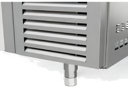 Meuble soubassement positif avec 2x2 tiroirs GN2/1 - 2110x700x600 mm