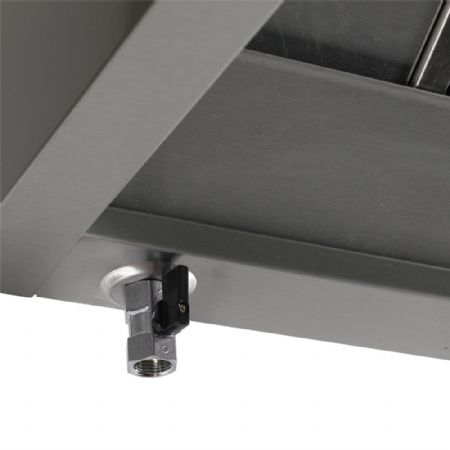 Hotte professionnelle centrale 2600x1500 mm - Diamond - KCC2615