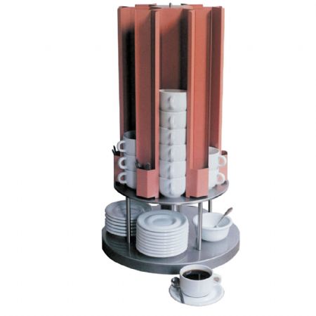 Distributeurs de tasses  caf 6 orifices  tasses - hauteur 500mm