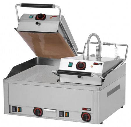 Grill à viande avec presse 650 x 480 - Redfox - KD 66 E