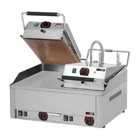 Clam grill �lectrique double plaque - 710x725x540