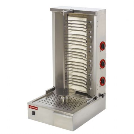 Grill Kebab électrique 55 kg avec 1 zone de chauffe - Diamond Promo - KEB-E80