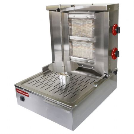 Grill Kebab gaz 20 kg avec 1 zone de chauffe - Diamond Promo - KEB-G41