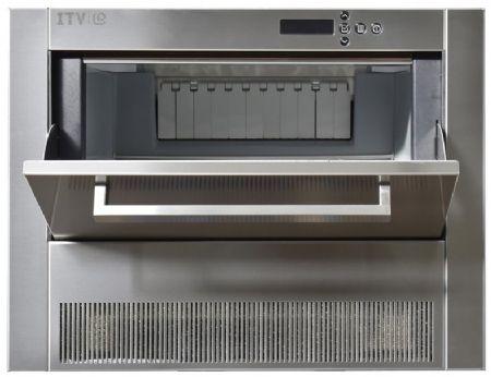 Machine à glaçons encastrable stockage 8 kg et compresseur 1/5 cv - prod 14 kg/24h