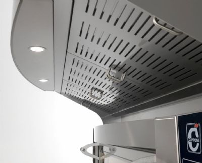 Hotte sans extraction pour four Michelangelo 1188x1200x410mm