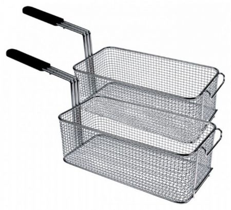 SOFRACHEF - Kit de 2 demi-paniers pour friteuse électrique - Sofraca - KPFE8